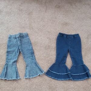 Kids Denim Flared Jeans - Blue
